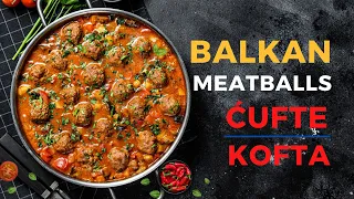 BALKAN MEATBALLS ∣ Ćufte ∣Kofte ∣ Quick And Easy Recipe By Recipes of the World ∣ Traditional recipe