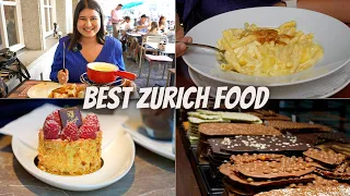ZURICH Food tour | Best Cheese & delicious Swiss Food | Cheese Fondue, Raclette & more