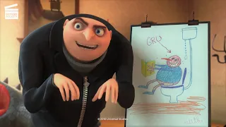 Despicable Me (6/9) | I sit on the toilet drawing | Cartoon For Kids