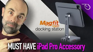 Best iPad Pro 2023 accessories -  MagFit docking station turns your iPad into desktop!