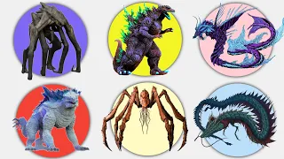 Godzilla 2000, Shimo, Scylla, Muto, Manda, Tiamat | Spin Wheel Game