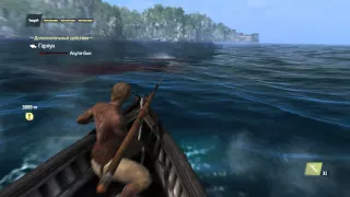 Assassins Creed IV Black Flag Прохождение на 100%. Охота на морских животных. Акула - бык.