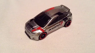 Hot Wheels Ford Focus RS (2017 Walmart Exclusive Zamac - HW Speed Graphics | Koni)