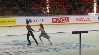 Victory Ceremony Ice Dance - Papadakis Cizeron Paurier Gilles Sinitsina Katsalapov - Part 1