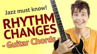 Rhythm Changes Guitar Tutorial | Guitar Chords Rhythm Changes in Bb