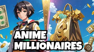 Comparison: Richest Anime Characters ⛩️🌸☯💗 #anime #manga