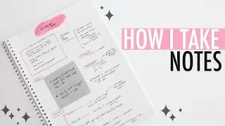 HOW I TAKE NOTES | readings + lectures