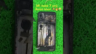 Mi note 7 pro battery blast || redmi note 7 pro battery blast 💥 #shorts #youtubeshort #shortvideo