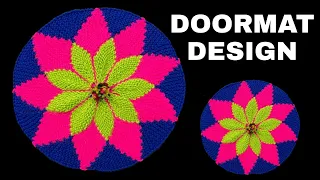 AASAN TRIKE SE BNAYE BEAUTIFUL DESIGNER DOORMAT/POOJA AASAN/TABLE MAT/PAYDAN # 238