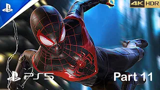 Spider-Man Miles Morales (PS5) 4K 60FPS HDR + Ray Tracing Gameplay Part 11