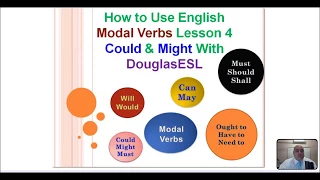 How to Use English Modal Verbs Lesson 4 Could & Might With DouglasESL