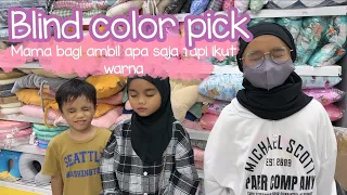 Main game blind colour, ambil barang ikut warna!!!