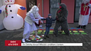 7. 12. 2020 -  Žabičku navštívil Mikuláš, čert a anděl