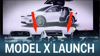 The best moment from Elon Musk's Model X launch Tuesday night