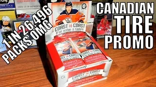 AMAZING PULL! - 18/19 O-Pee-Chee Canadian Tire Coast To Coast Hockey Box Break - 48 Packs!