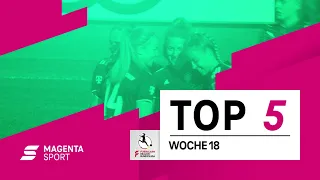 Top5 - Woche 18 | FLYERALARM Frauen-Bundesliga | MAGENTA SPORT