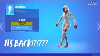 Fortnite Item Shop [November 1, 2022] (RARE LAZY SHUFFLE EMOTE RETURNS)