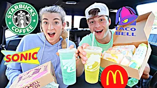 Letting Fast Food Employees DECIDE What We Eat for 24 HOURS (IMPOSSIBLE FOOD CHALLENGE)