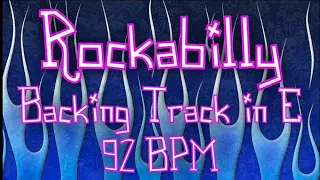 Rockabilly Backing Track | Key of E 92 BPM