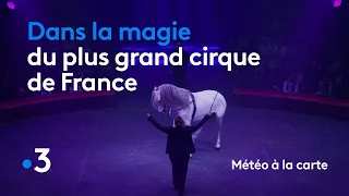 Dans la magie du plus grand cirque de France - Météo à la carte