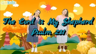 The Lord is my Shepherd with Lyrics | sunday school song | scripture song | children Christian song