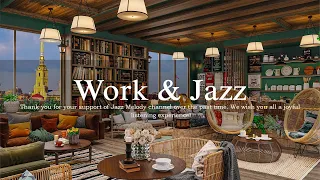 Work Jazz | Paris Coffee Shop Ambience with Smooth Jazz Piano Music for Work, Study