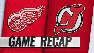 Larkin scores OT winner to lead Red Wings past Devils