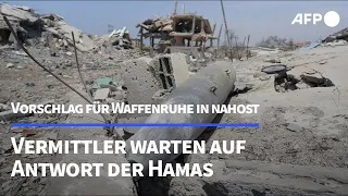 Feuerpause im Gazastreifen: Warten auf die Antwort der Hamas | AFP