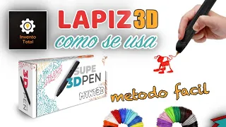 EL LÁPIZ 3D - Como Se usa + Método Fácil.