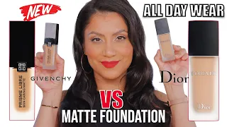 WHICH IS BETTER MATTE FOUNDATIONS? DIOR FOREVER VS GIVENCHY PRISME +WEAR TEST *oily skin*|MagdalineJ