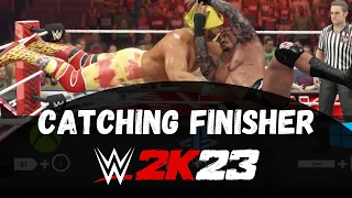 How to Do a Catching Finisher in WWE 2k23 (Xbox, Playstation, PC)