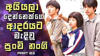 Go Ahead Chinese Drama Explained in Sinhala | අයියලා දෙන්නෙක්ගේ ආදරයට මැදිවූ පුංචි නංගී | 03