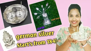 german silver iteams ||low budget german silver in meesho 👌🏻 quality