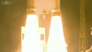 Ariane 5 blasts off from French Guiana with Telecom Satellite Duo