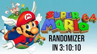 Super Mario 64 Randomizer all 120 Stars Speedrun FORMER World Record