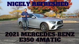 2021 Mercedes-Benz E350 4Matic is a refreshed mid size luxury sedan | Matt the car guy