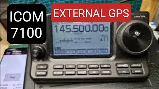 ICOM IC-7100 GPS Using Android App - IC0M ST-4002A