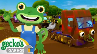 10 Muddy Trucks Sing Along | Gecko's Garage | Trucks For Children | Cartoons For Kids