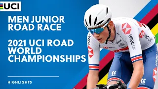Men Junior Road Race Highlights | 2021 UCI Road World Championships