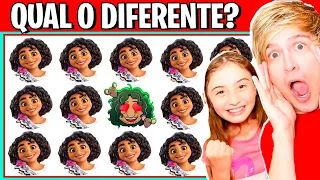 QUAL O PERSONAGEM de ENCANTO DIFERENTE? Duvido você encontrar o Bruno! Pai Também Vloga