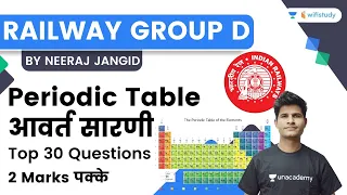 Periodic Table | Top 30 Questions | Chemistry | Railway Group D | wifistudy | Neeraj Sir