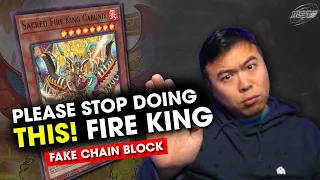 The Illegal Fake Chain Block by Fire King - Rulings