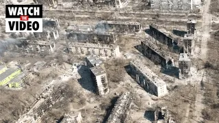 Drone footage shows damage of war on Mariupol, Ukraine
