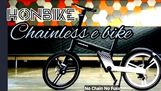 HONBIKE chainless electric bike...