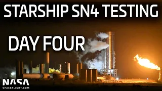 Starship SN4 Successful Static Fire at SpaceX's Boca Chica Launch Site