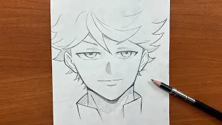 Anime drawing tutorial | How to draw cool boy step-by-step