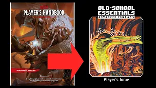 Converting 5E Players to OLD SCHOOL D&D ( and keeping them)