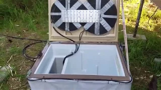 Homemade OFF-GRID Refrigerator, built for a Tiny House.