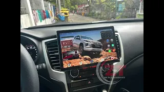 11.8INCH ANDROID HEAD UNIT ON MITSUBISHI STRADA