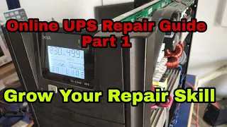 #EP-134 Online UPS Repairing Guide |Double Conversion 3KVA BPE Online UPS |